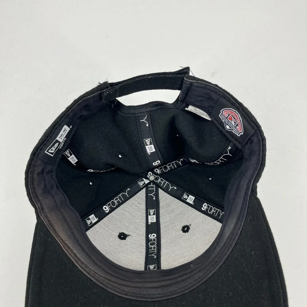 New Era 9FORTY Youth Baseball Hat Black Red RC Logo Adjustable MiLB Cap